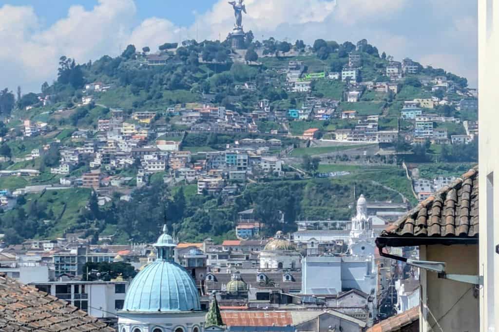 View from our place in the historic centre