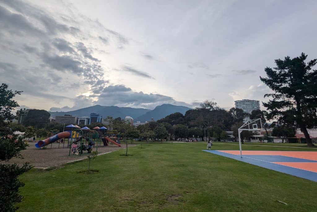 Small section of La Carolina park